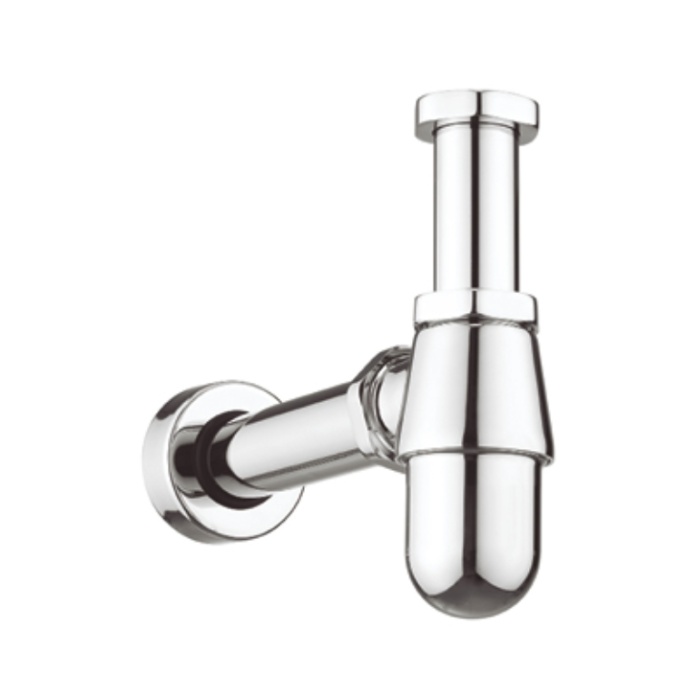 Product Cut out image of the Crosswater Standard Chrome Small Bottle Trap